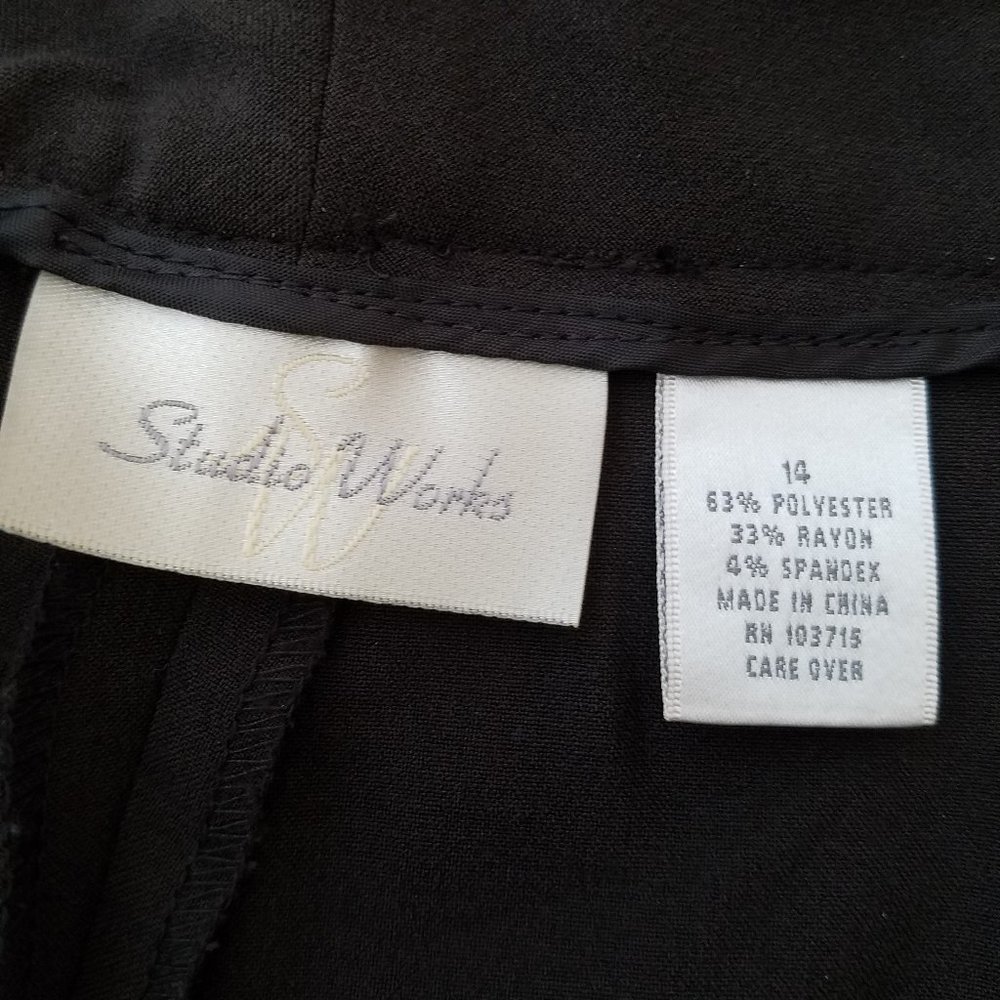 STUDIO WORKS BROWN TROUSERS SIZE 14